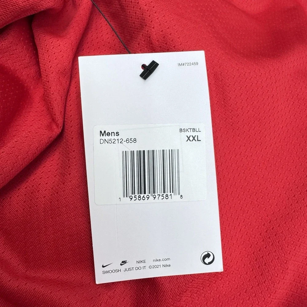 Nike Basketball Jersey Men's XXL Reversible Red And White Sleeveless Shirt